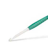 Crochet hook for wool plastic Ergonomics 17 cm 7.00 mm leafgreen