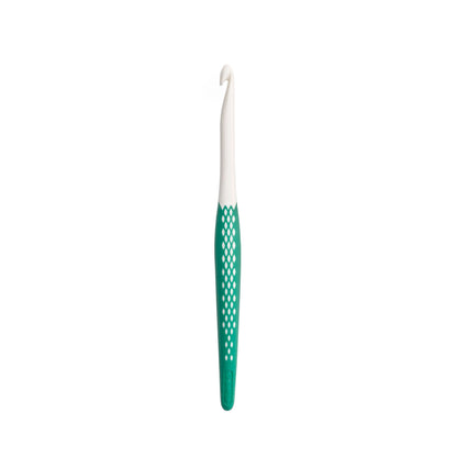 Crochet hook for wool plastic Ergonomics 17 cm 8.00 mm mint