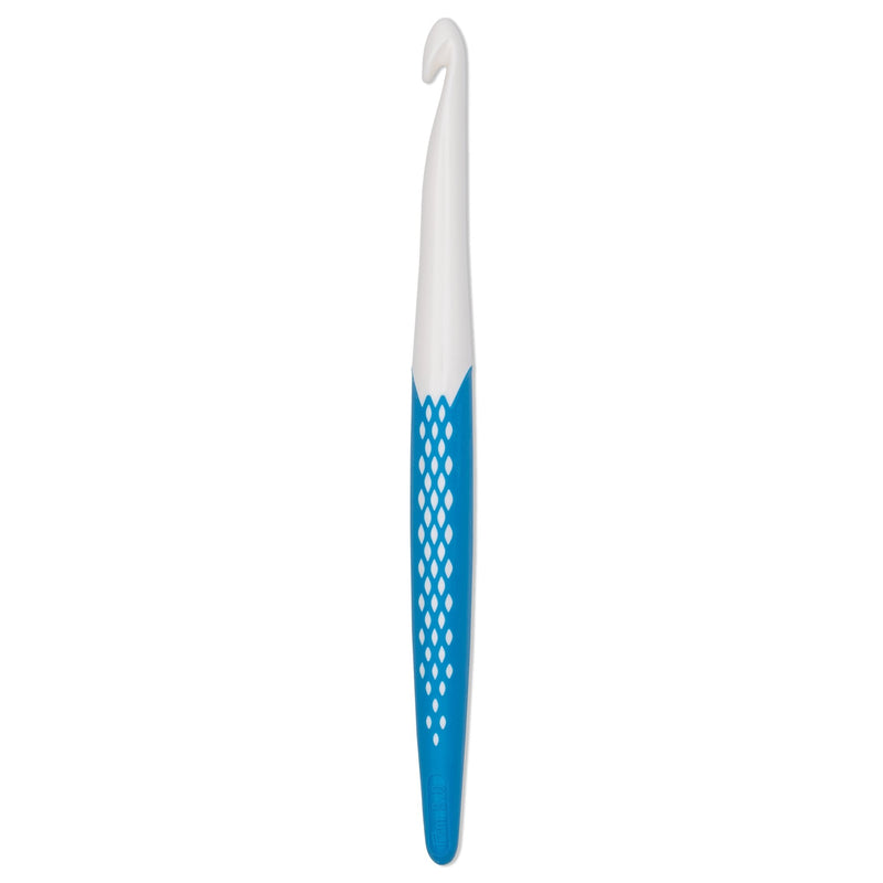 Crochet hook for wool plastic Ergonomics 18 cm 9.00 mm azure