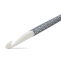 Crochet hook for wool plastic Ergonomics 18.5 cm 15.00 mm grey