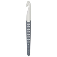 Crochet hook for wool plastic Ergonomics 18.5 cm 15.00 mm grey