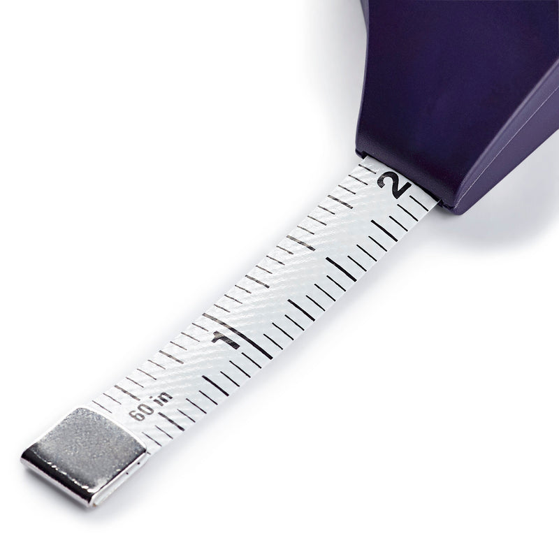 Spring tape measure ergonomic 60 inch