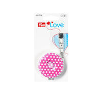 Prym Love Spring tape measure 150 cm pink