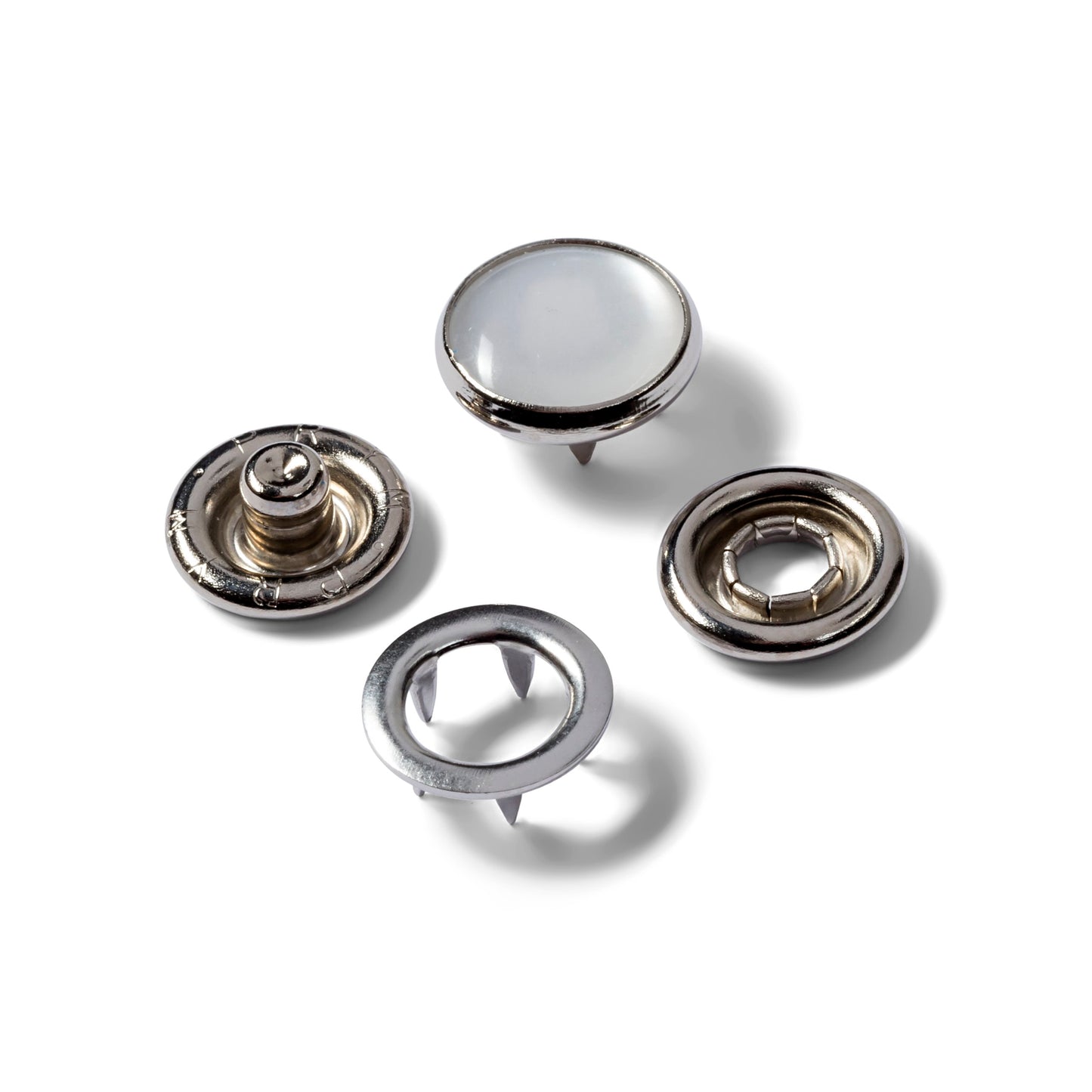 Non-sew refill for 390117, pearl cap, 12mm