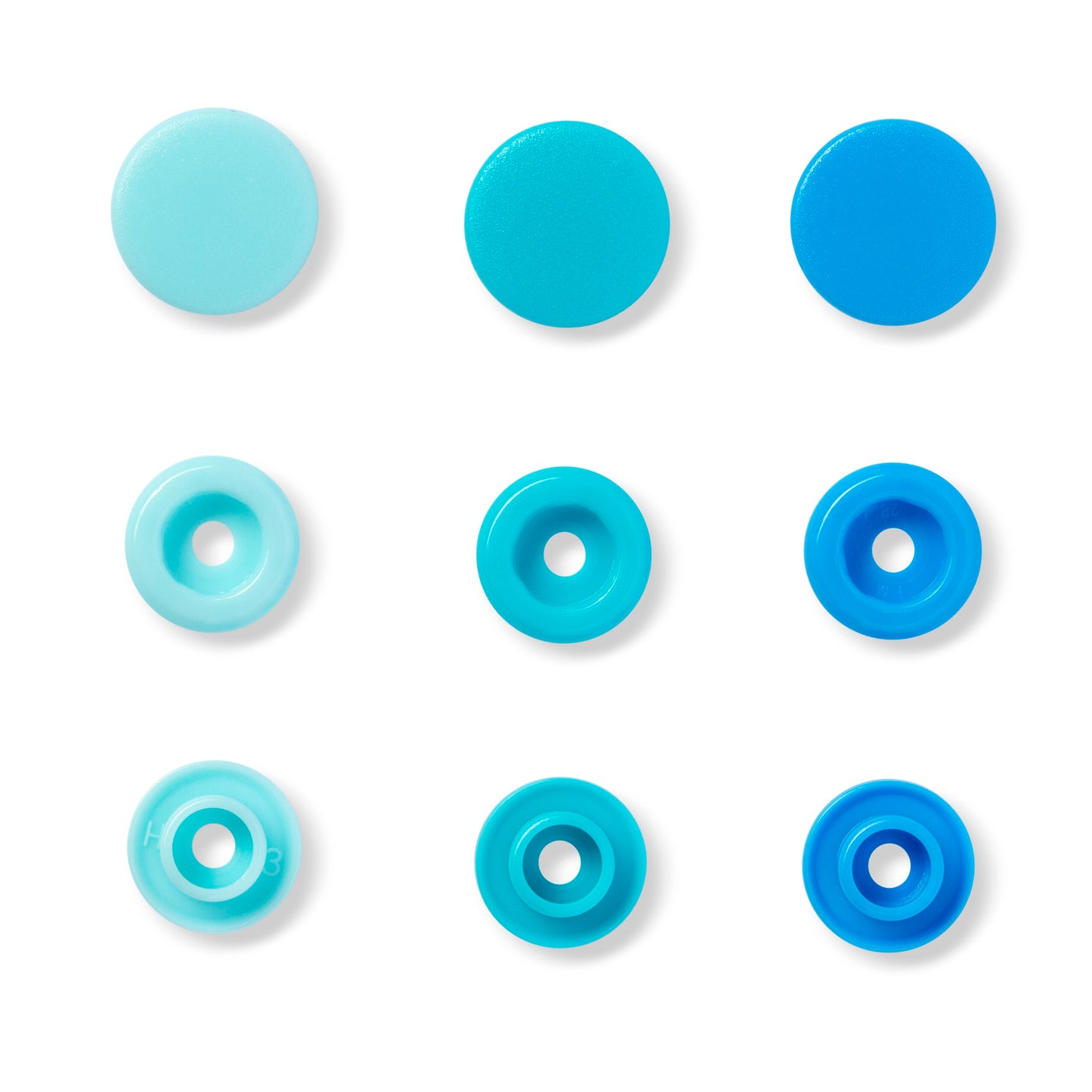 Color snap fastener, Prym Love, plastic, 12.44 mm(30pc)