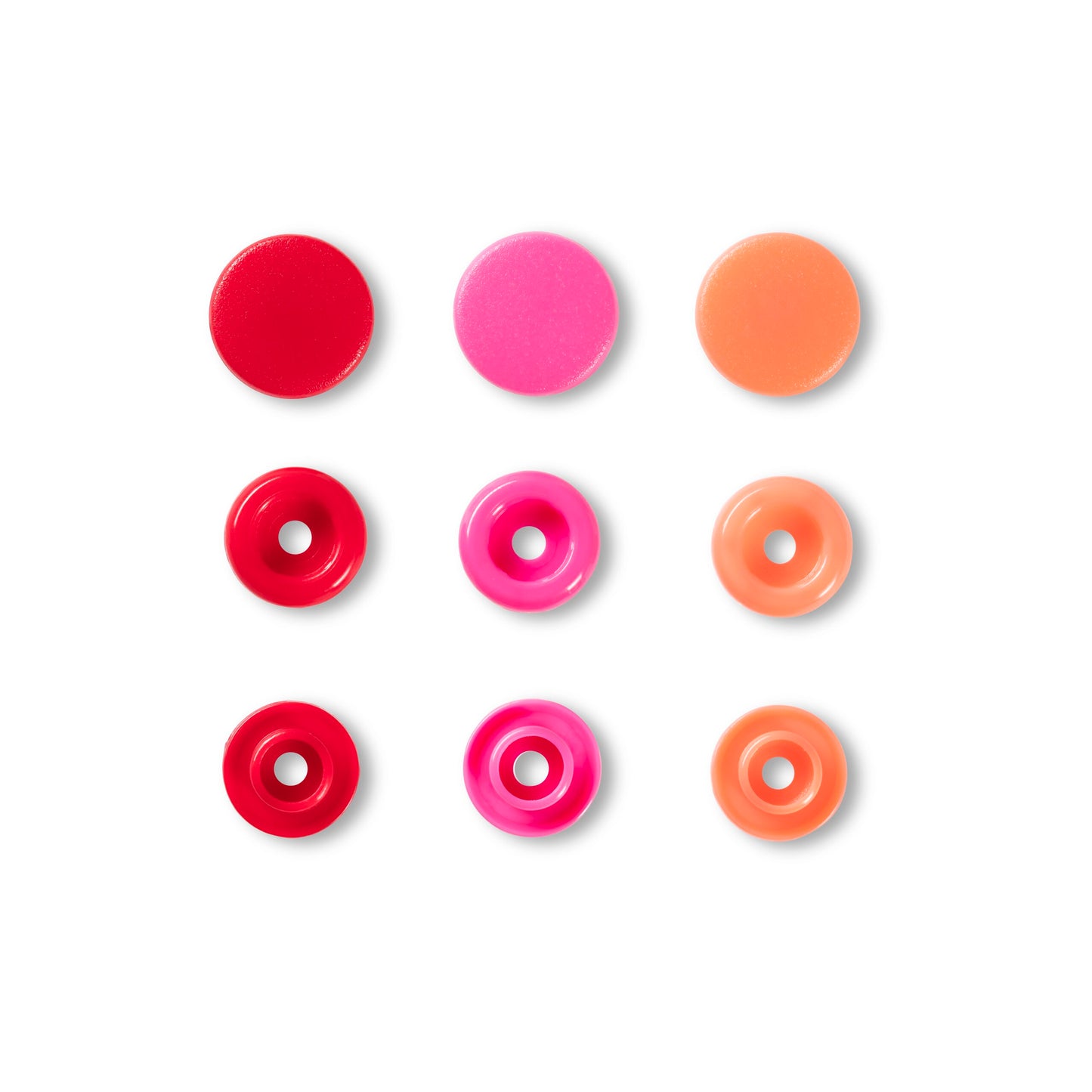 Color snap fastener, Prym Love, plastic, 12.44 mm(30pc)