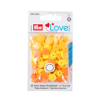 Color snap fastener, Prym Love, plastic, 12.44 mm(30pc)