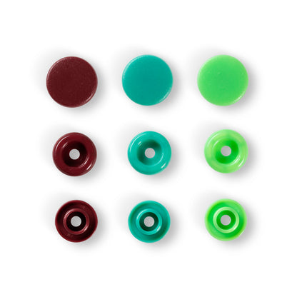 Color snap fastener, Prym Love, plastic, 12.44 mm(30pc)