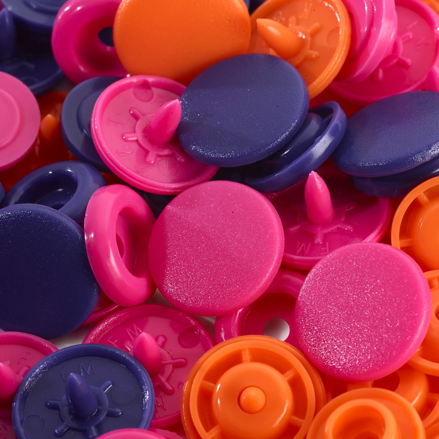 Color snap fastener, Prym Love, plastic, 12.44 mm(30pc)