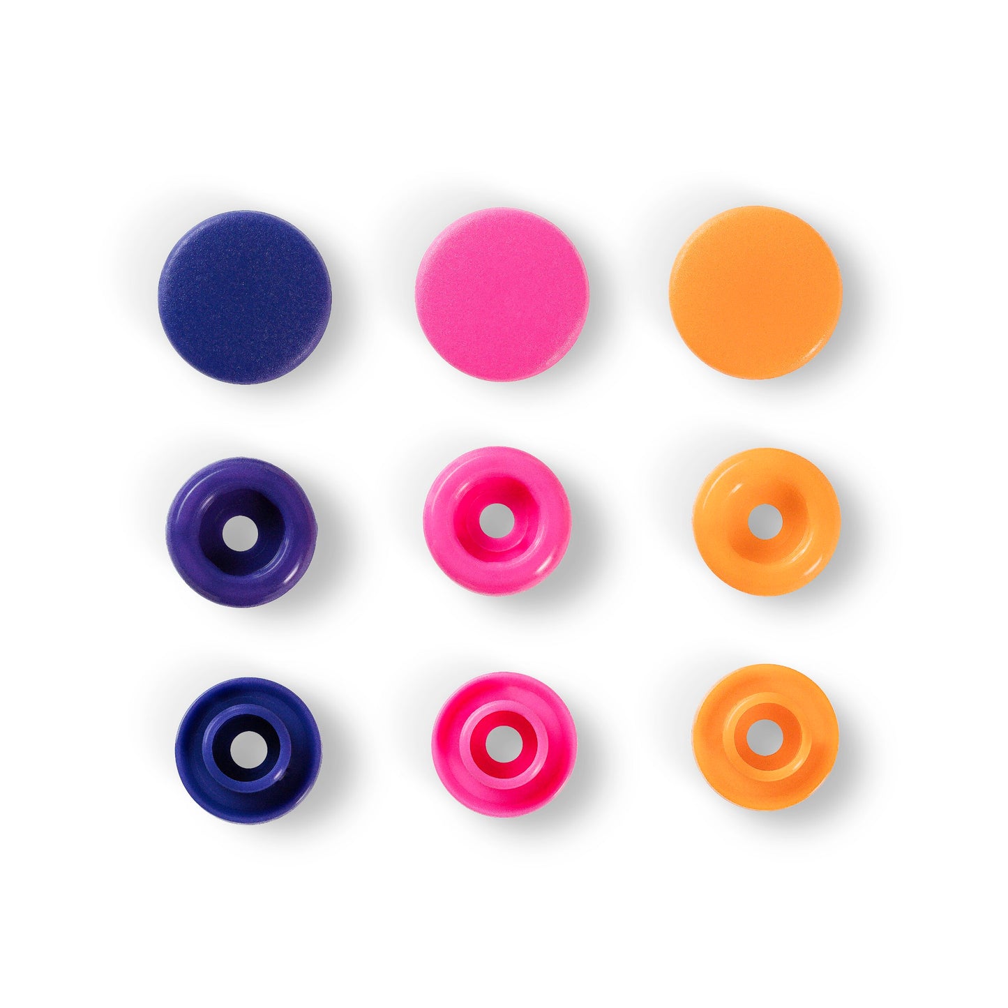 Color snap fastener, Prym Love, plastic, 12.44 mm(30pc)