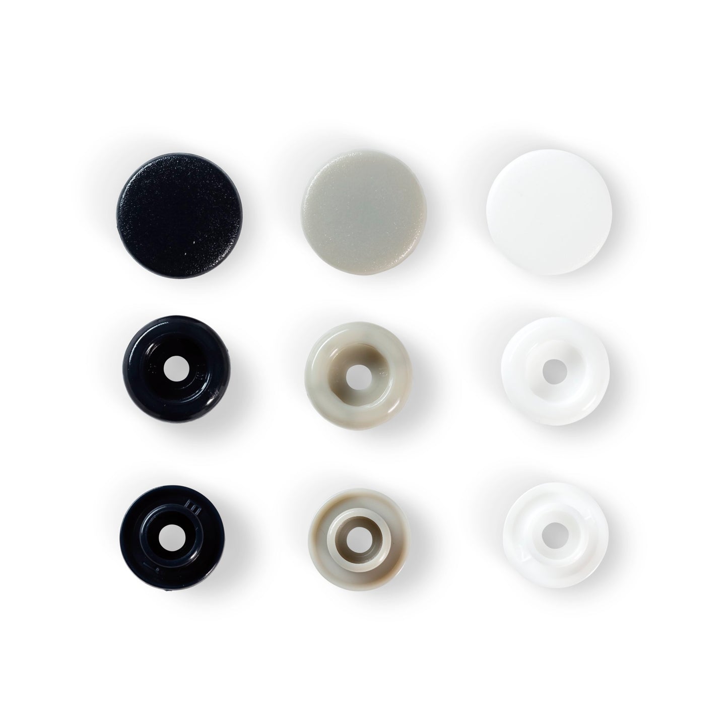 Color snap fastener, Prym Love, plastic, 12.44 mm(30pc)