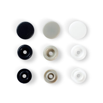 Color snap fastener, Prym Love, plastic, 12.44 mm(30pc)