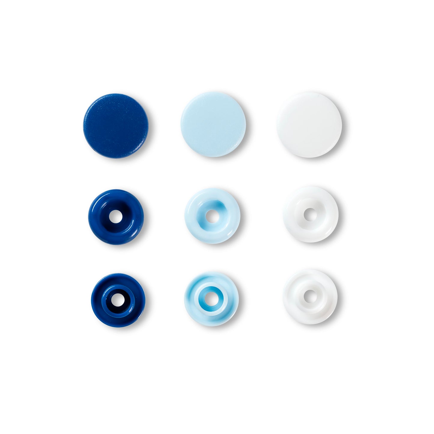 Color snap fastener, Prym Love, plastic, 12.44 mm(30pc)