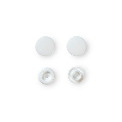 Non-sew press fasteners, Colour Snaps, round, 12.4mm(30pc)