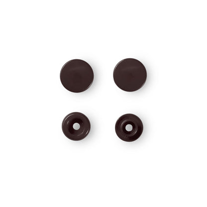 Non-sew press fasteners, Colour Snaps, round, 12.4mm(30pc)