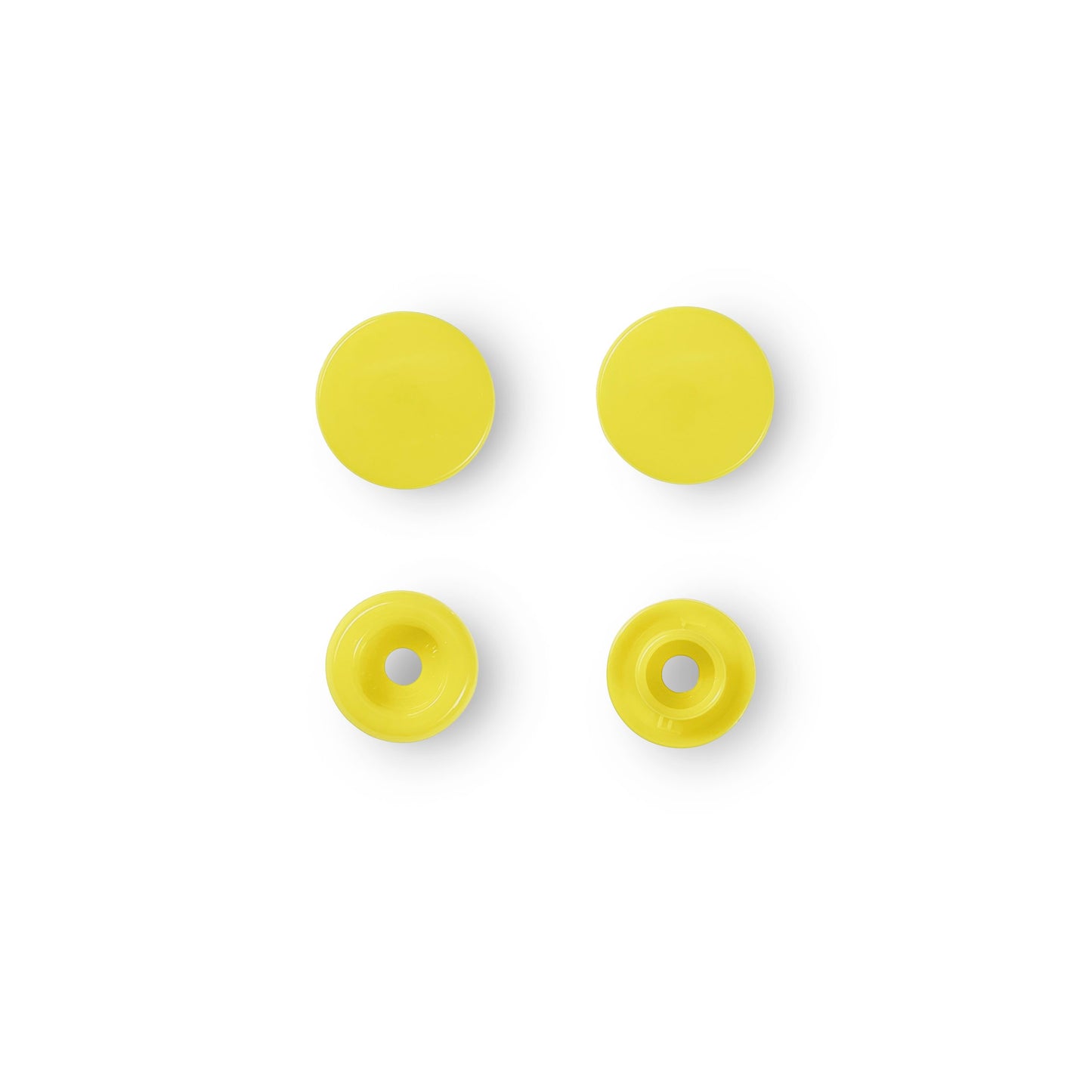 Non-sew press fasteners, Colour Snaps, round, 12.4mm(30pc)