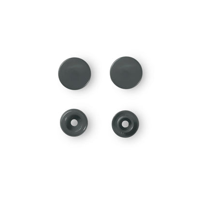 Non-sew press fasteners, Colour Snaps, round, 12.4mm(30pc)
