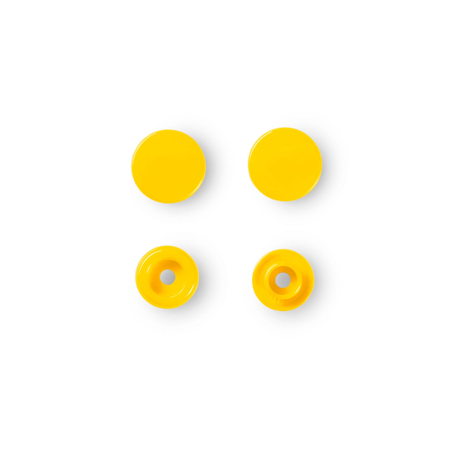 Non-sew press fasteners, Colour Snaps, round, 12.4mm(30pc)