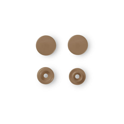 Non-sew press fasteners, Colour Snaps, round, 12.4mm(30pc)