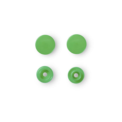 Non-sew press fasteners, Colour Snaps, round, 12.4mm(30pc)