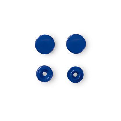 Non-sew press fasteners, Colour Snaps, round, 12.4mm(30pc)