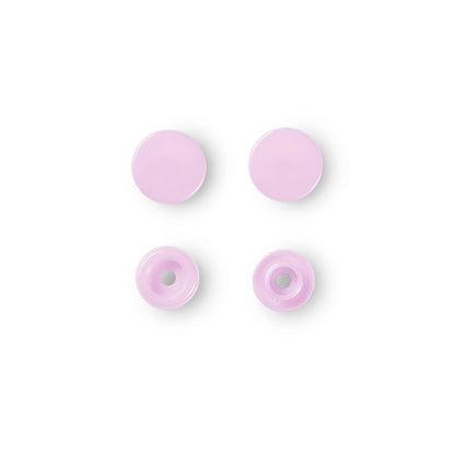 Non-sew press fasteners, Colour Snaps, round, 12.4mm(30pc)