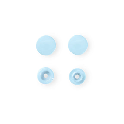 Non-sew press fasteners, Colour Snaps, round, 12.4mm(30pc)