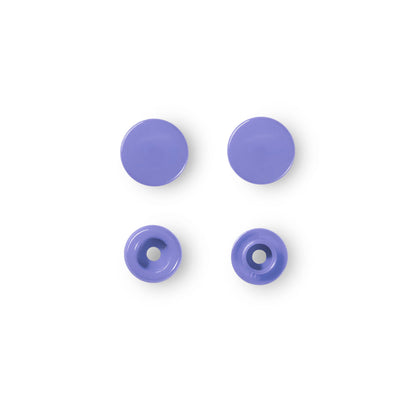 Non-sew press fasteners, Colour Snaps, round, 12.4mm(30pc)