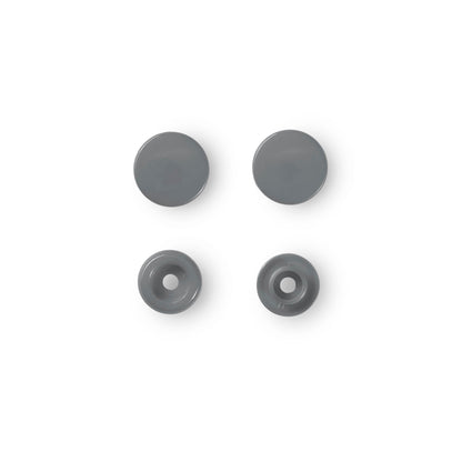 Non-sew press fasteners, Colour Snaps, round, 12.4mm(30pc)