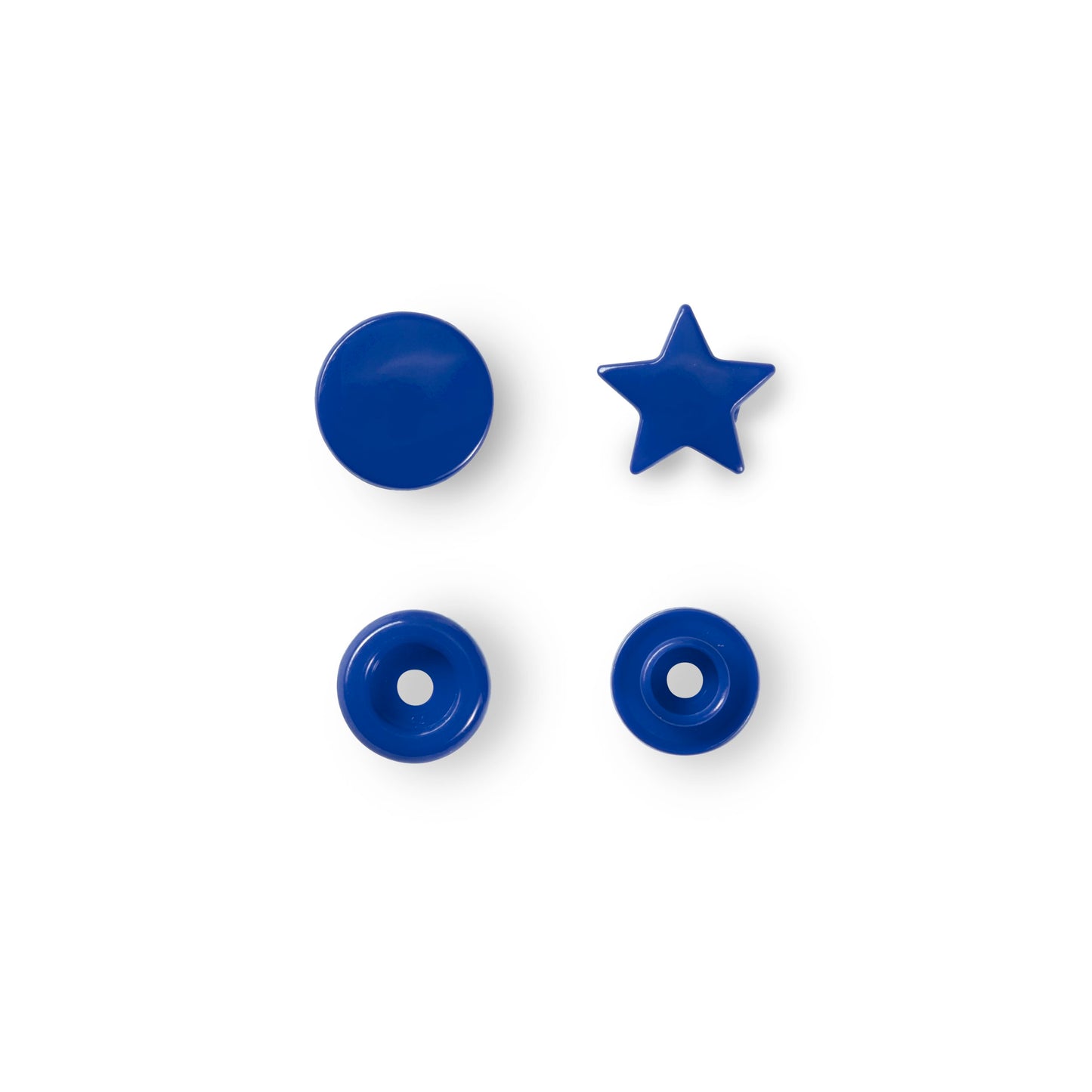 Non-sew press fasteners, Colour Snaps, Star(30pc)