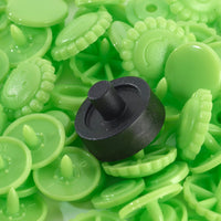 Non-sew press fasteners, Colour Snaps, flower (30pc)