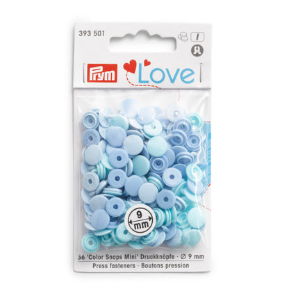 Press fasteners Color Snaps Mini, Prym Love-9 mm(36pc)