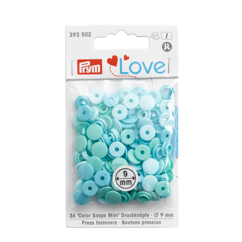 Press fasteners Color Snaps Mini, Prym Love-9 mm(36pc)