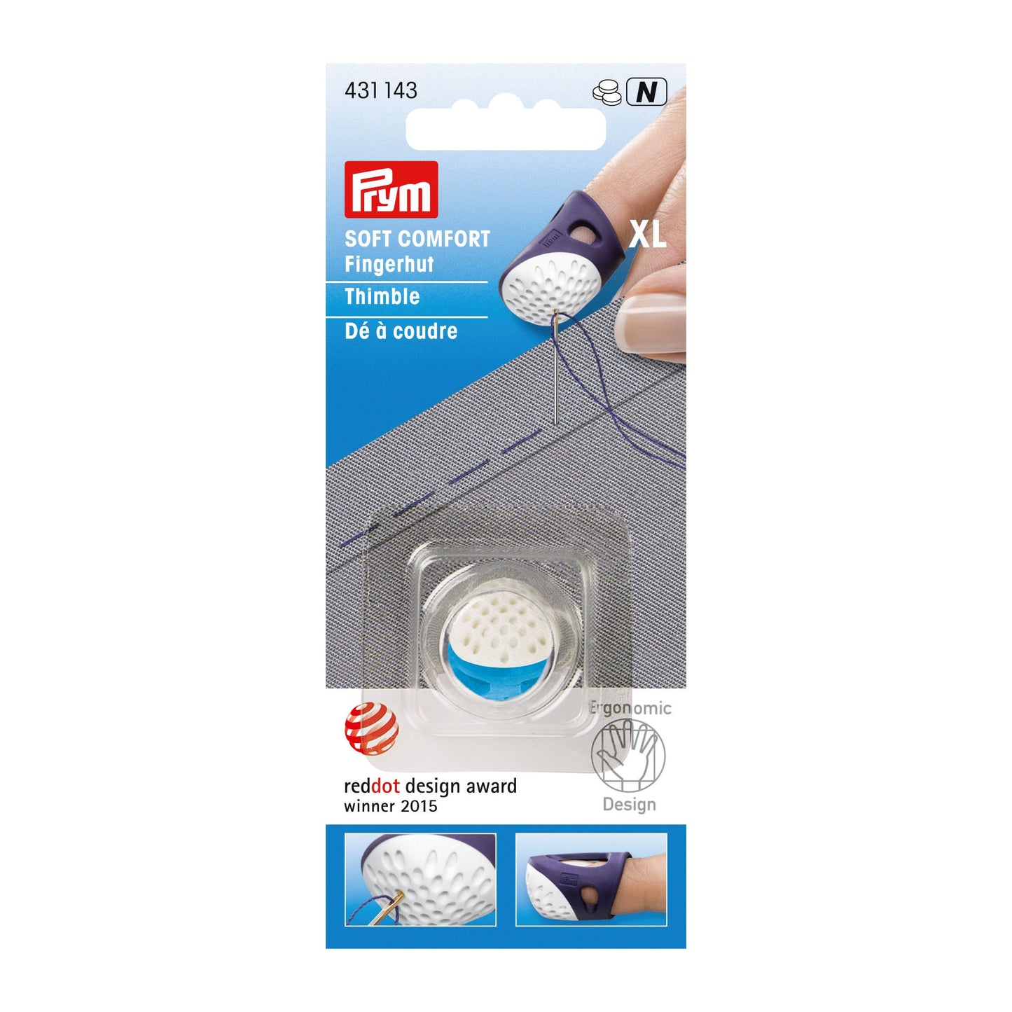 Thimble ergonomics XL