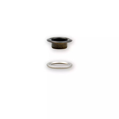 Eyelets with washers colored