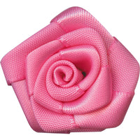 Rose Ribbon Bow With Single Face Satin (10PCS)