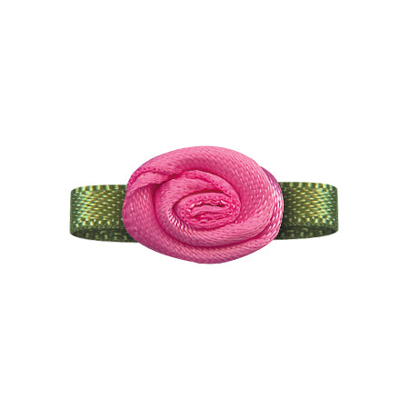 Bow Foliage Flower With Single Face Satin  (20PCS)