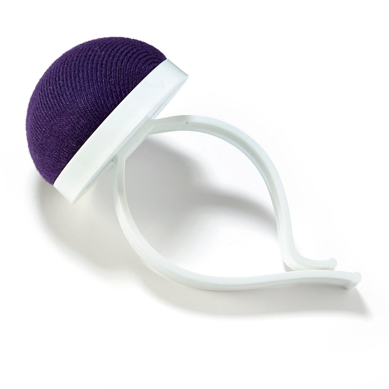 Arm Pin cushion Profi dark violet/white with strap
