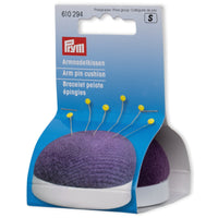 Arm Pin cushion Profi dark violet/white with strap