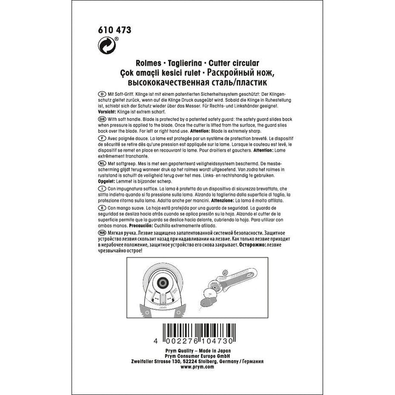 Prym Love rotary cutter 45 mm mint