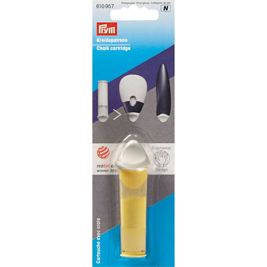 Chalk cartridge yellow ergonomic
