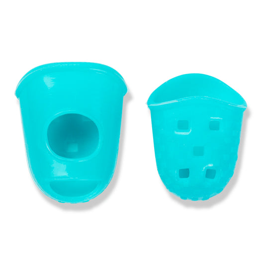 Needle grabbers silicone turquoise M + L