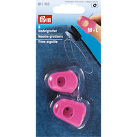 Needle grabbers silicone pink M + L