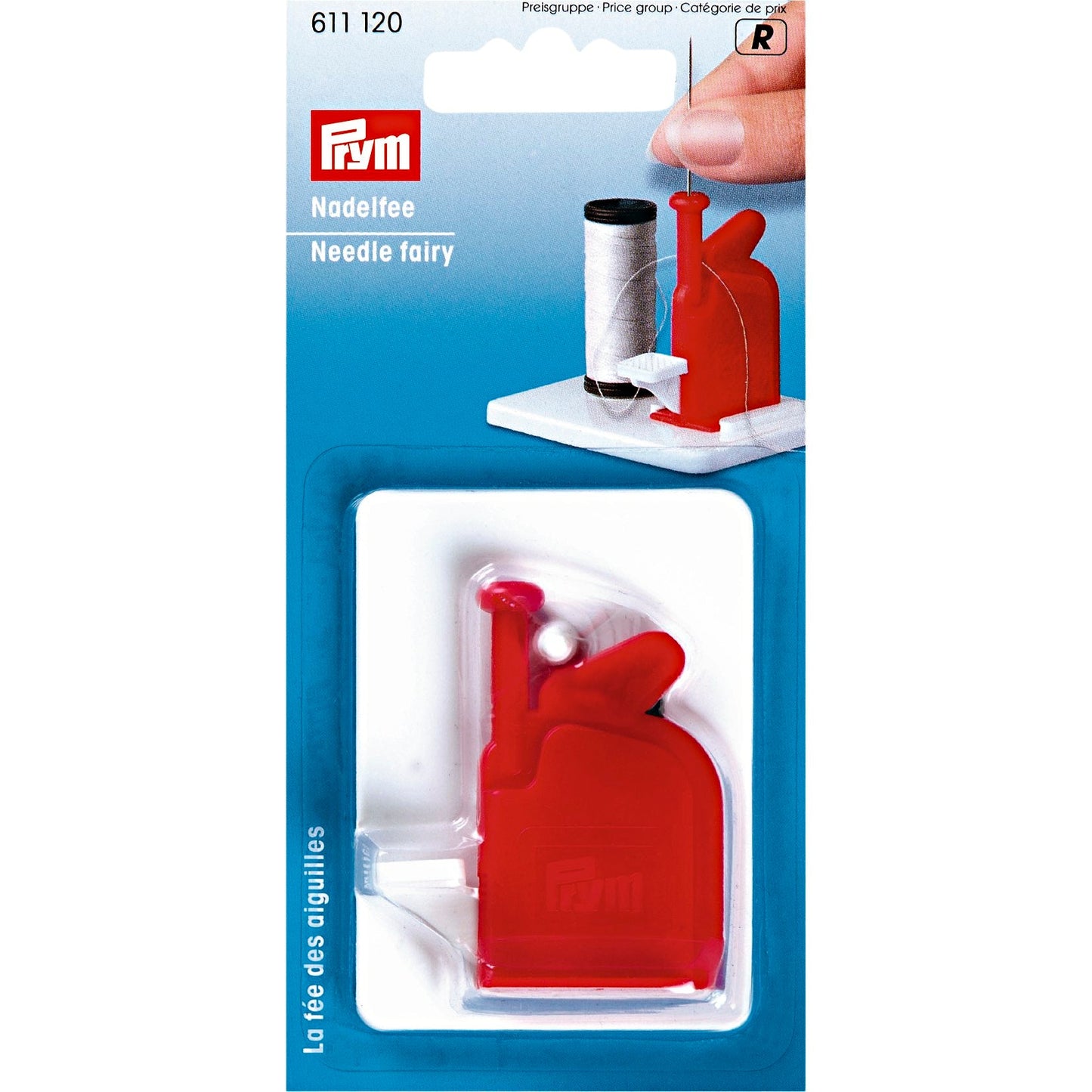 Needle fairy for hand sewing needles