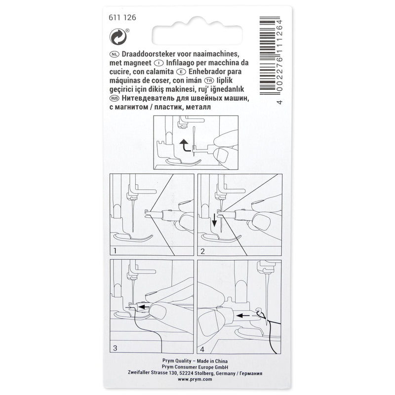 Threader f. sewing machine + magnet