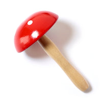 Darning Mushroom hardwood natural lacquered, toadstool patt.