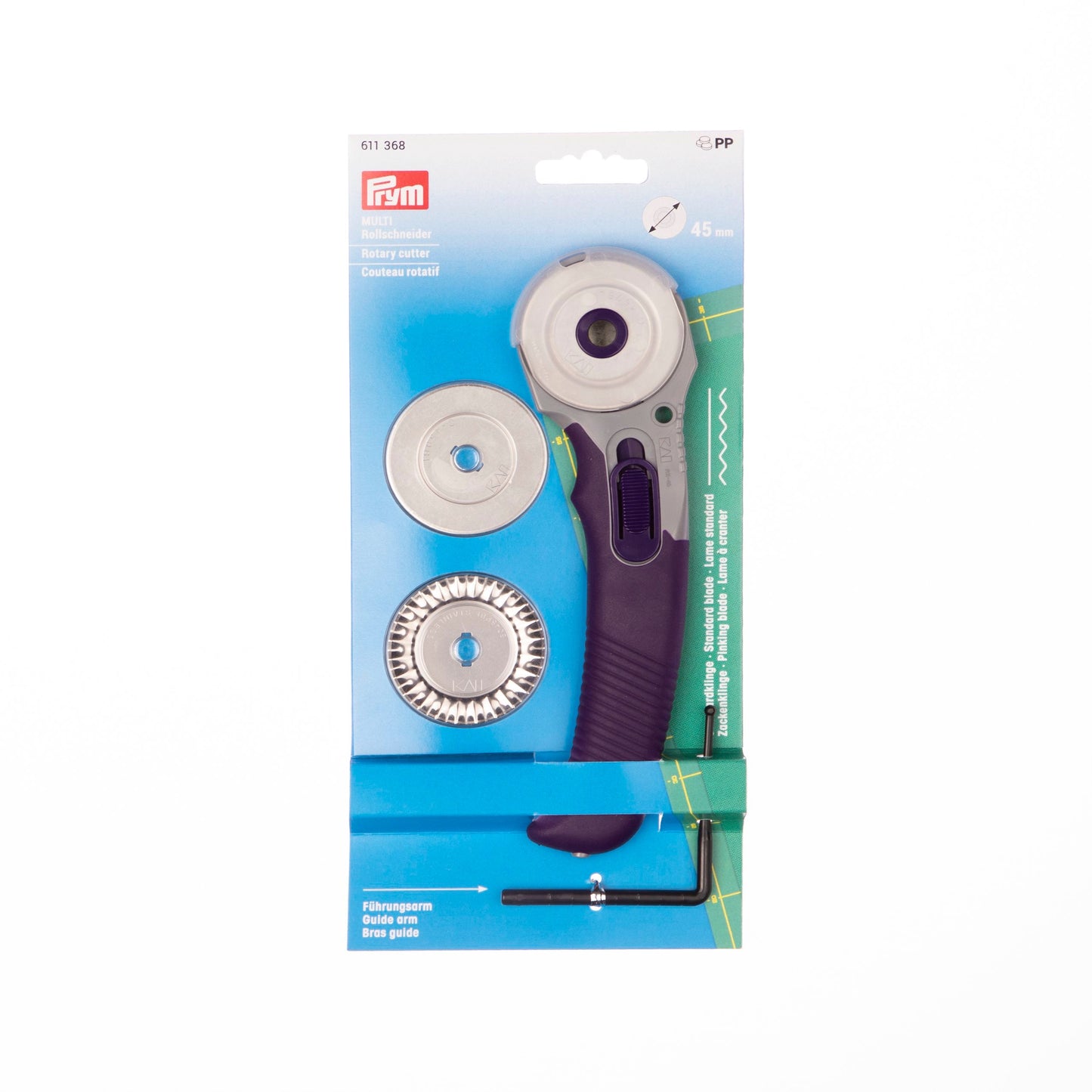 Wave blade for Multi-purpose rotary cutter + 3 Blades