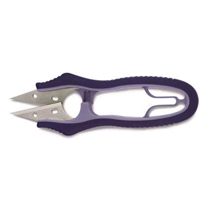 Thread scissors, professional, with soft grip and end cap