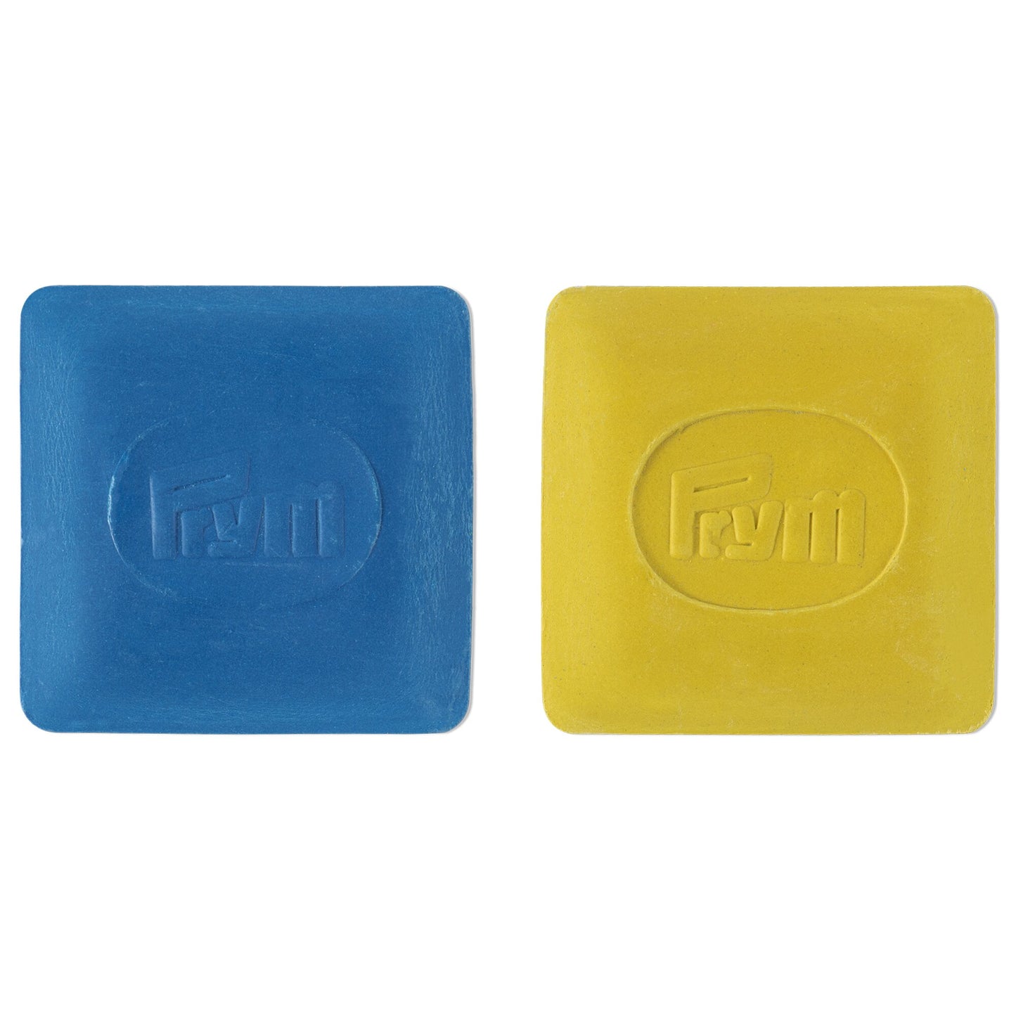 Tailor's chalk slabs, yellow/blue