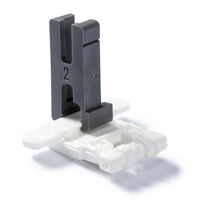 Special zipper foot for Sewing Machines for non-visible zips